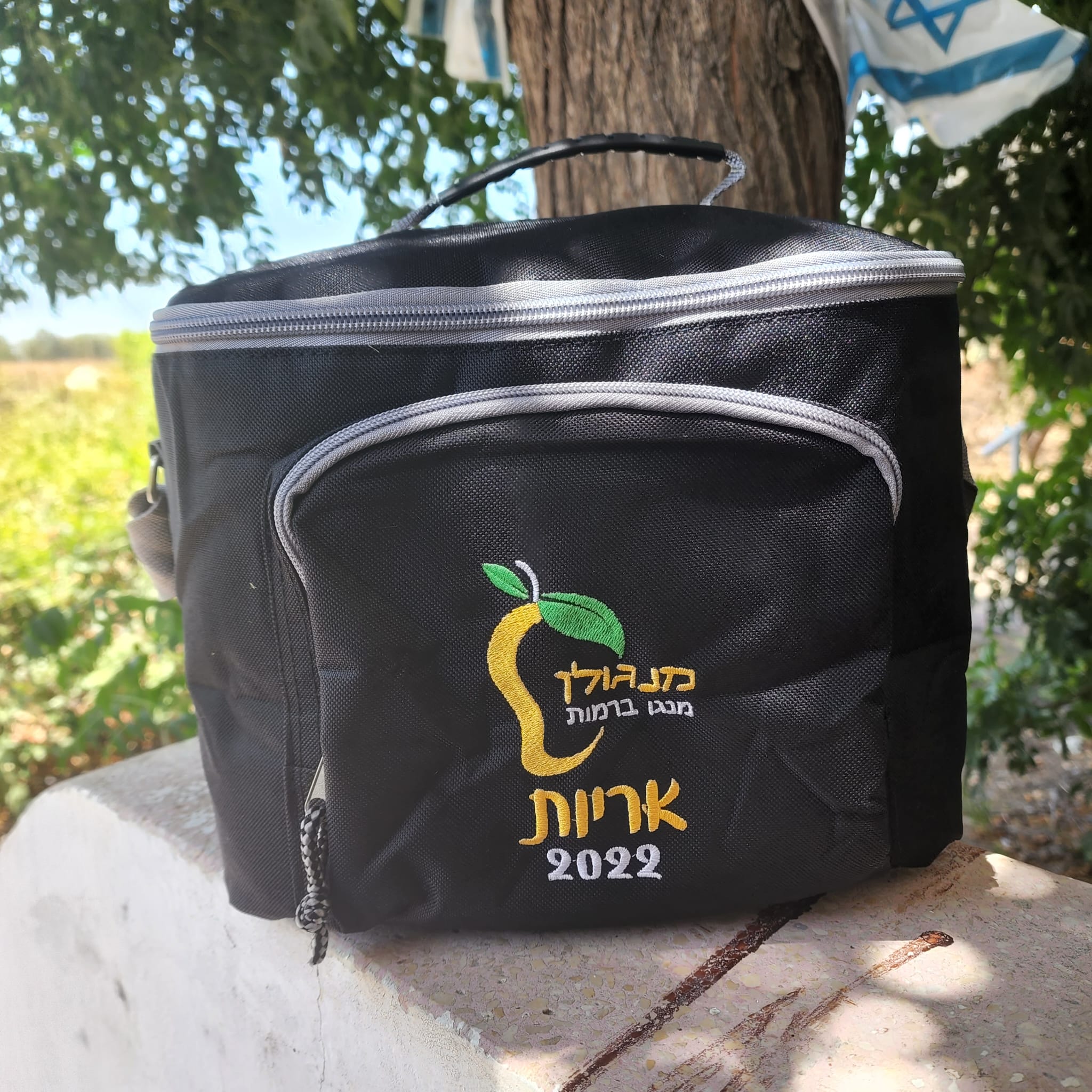 רקמה על תיק פקל קפה