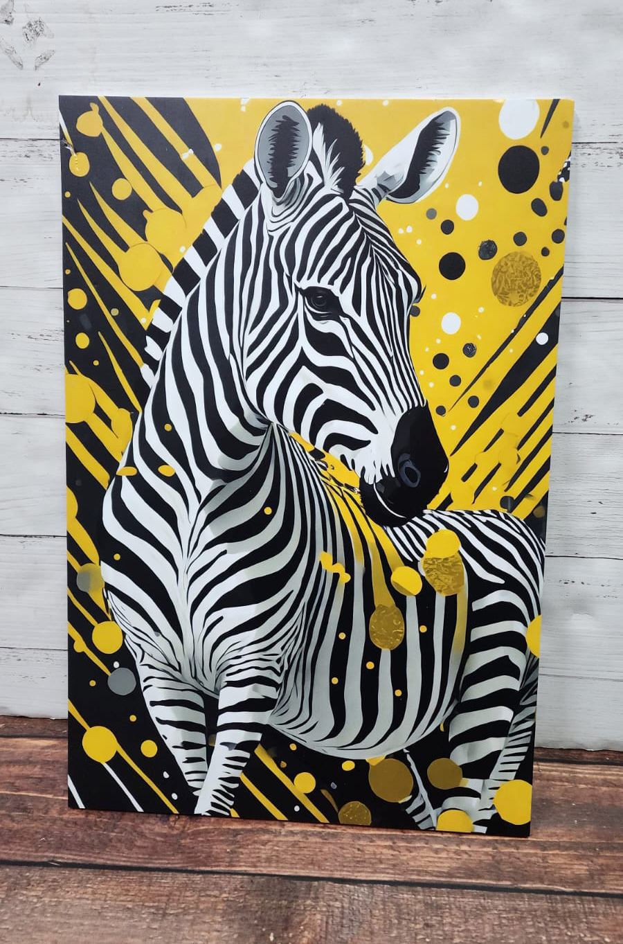 הדפסה על קאפה - זברה