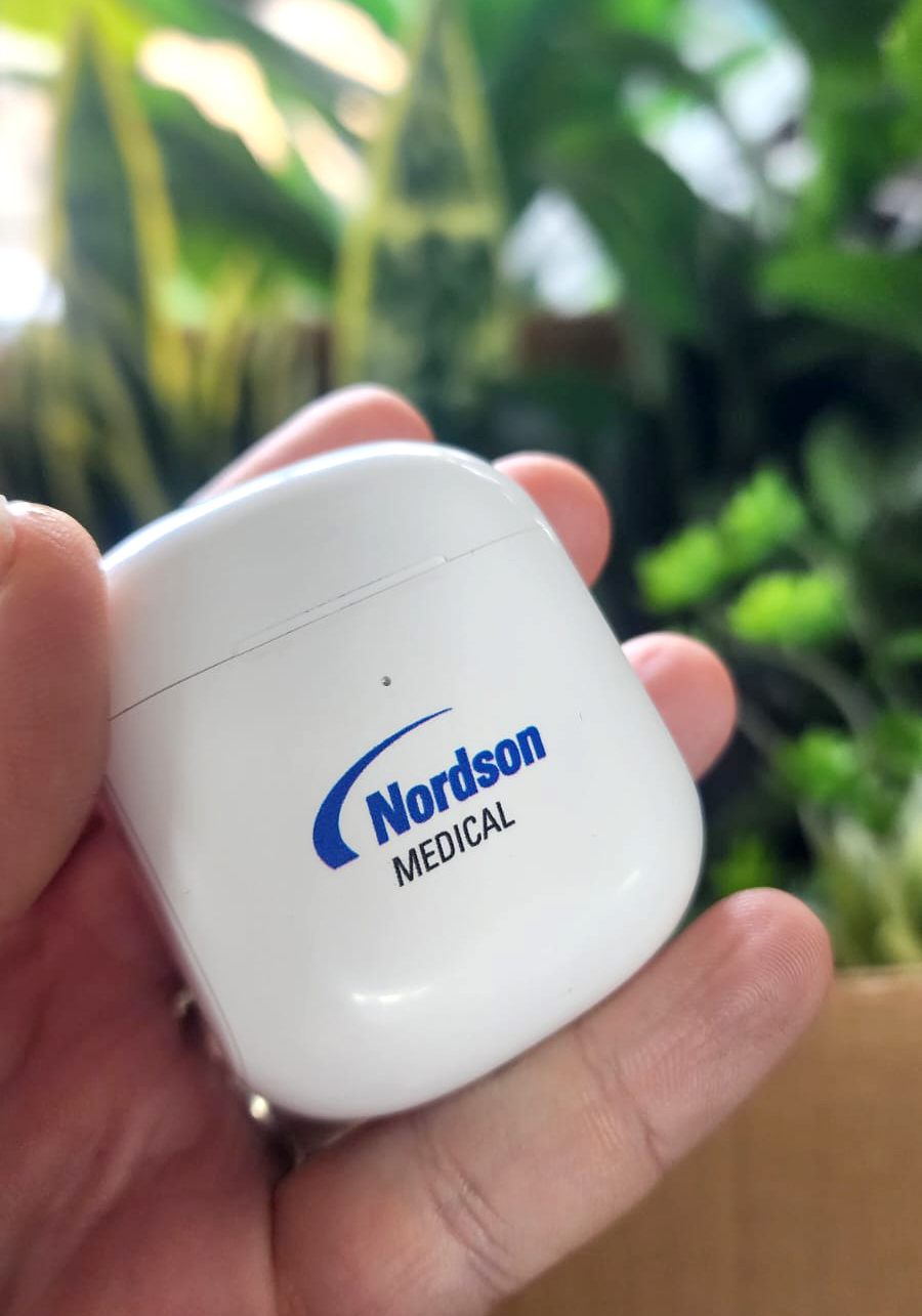 אוזניות אלחוטיות עם הדפסה