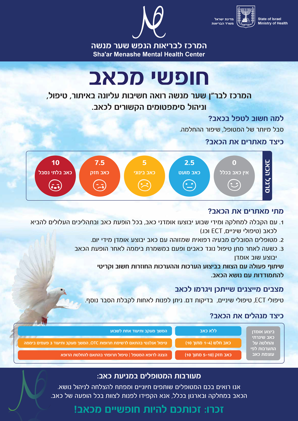 עיצוב פוסטר/דף מידע עבור שער מנשה